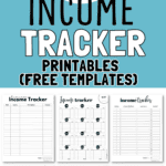 19 Income Tracker Printables | SaturdayGift