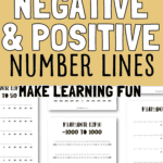 19 Negative & Positive Number Lines - Make Learning Fun | SaturdayGift