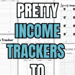 19 Pretty Income Trackers to Print | SaturdayGift