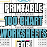19 Printable 100 Chart Worksheests for Practice | SaturdayGift