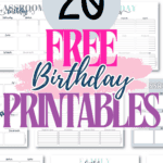 20 Free Birthday Printables | SaturdayGift