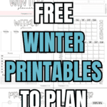 20+ Free Winter Printables to Plan the Season | SaturdayGift