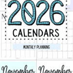 20 November 2026 Calendars | SaturdayGift