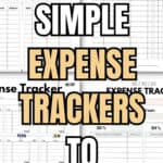 20 Simple Expense Trackers To Print | SaturdayGift
