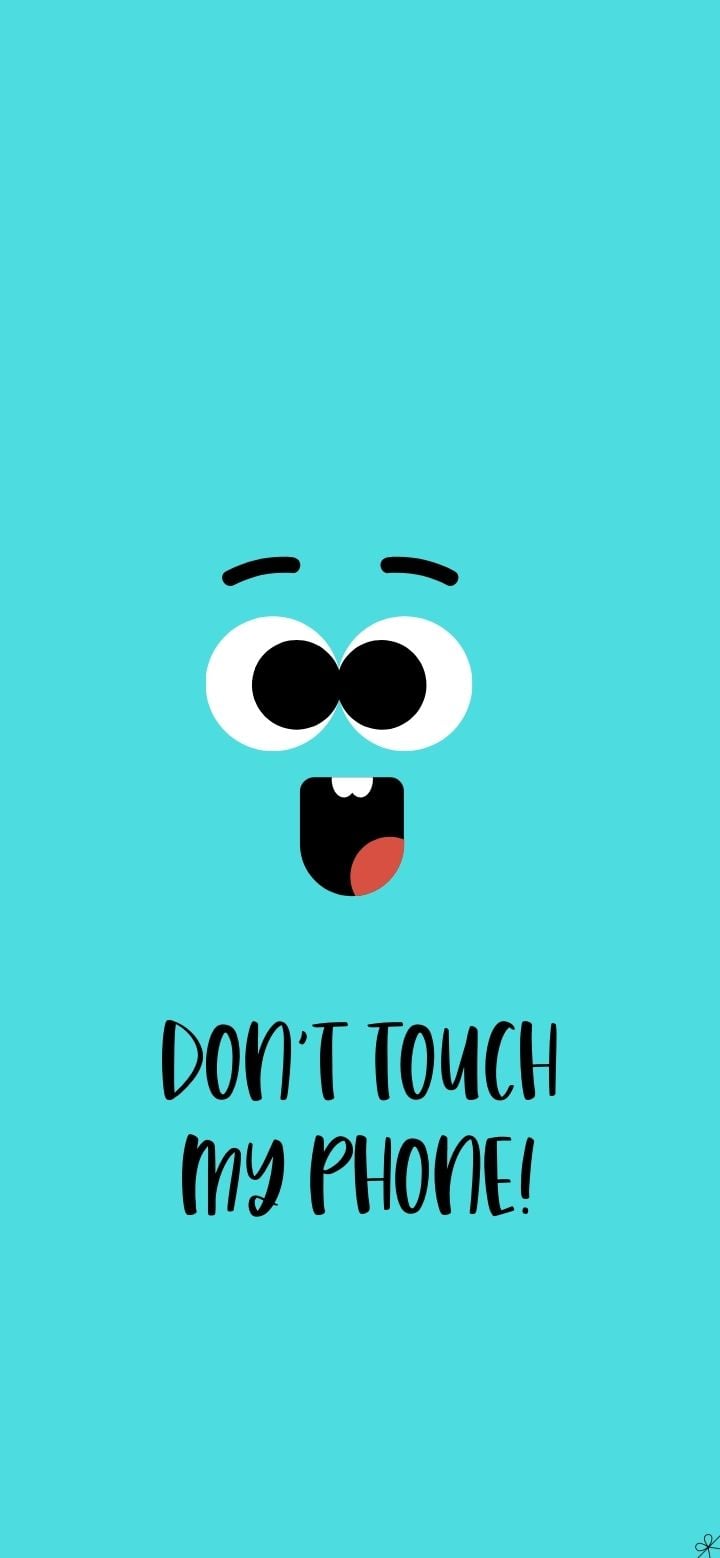 Don't Touch My Phone Wallpaper - 25 Super Cute Backgrounds for iPhone