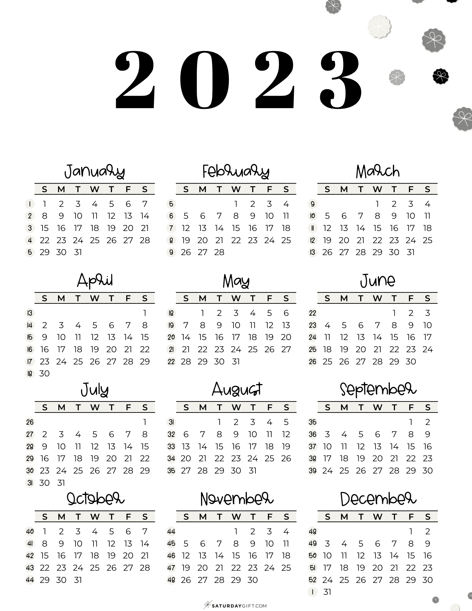 Thanksgiving Day 2023 - Calendar Date