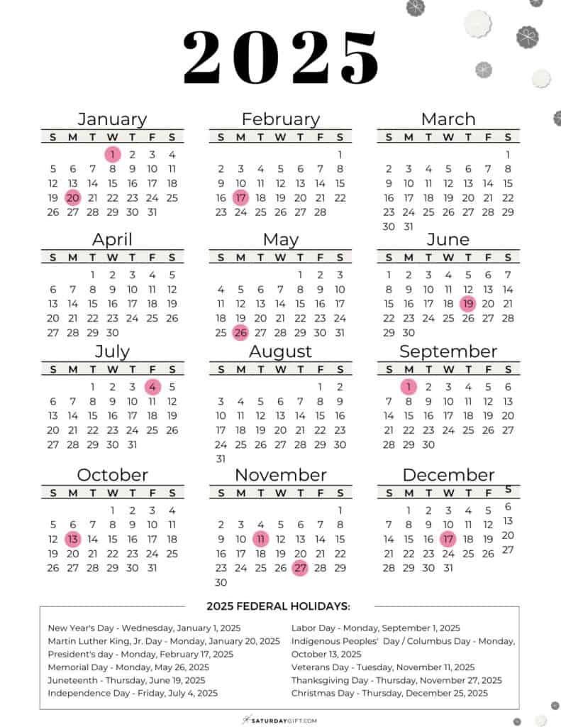 2025-calendar-with-holidays-printable