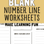 21 Blank Number Line Worksheets - Make Learning Fun | SaturdayGift