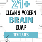 21+ Clean and Modern Brain Dump Templates | SaturdayGift