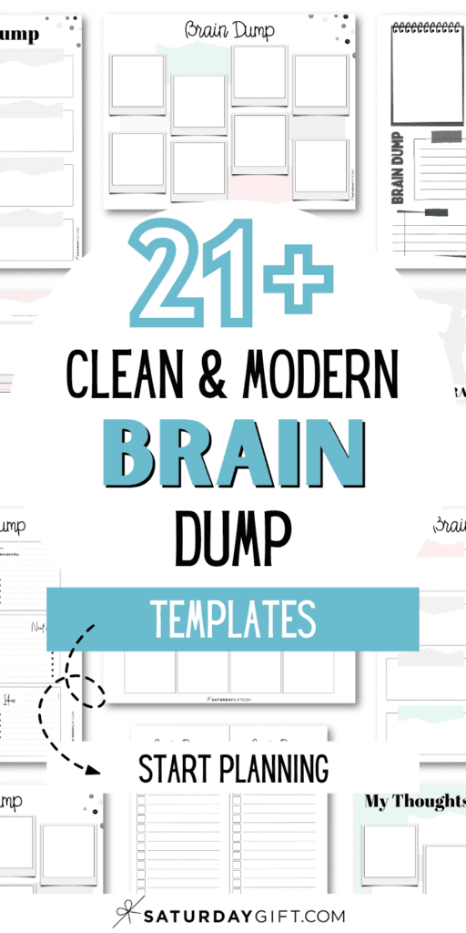21+ Clean and Modern Brain Dump Templates | SaturdayGift