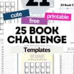 21 Cute & Free 25 Book Challenge | SaturdayGift