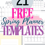 21 Free Spring Planner Templates | SaturdayGift