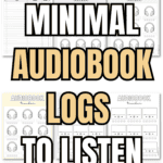 21 Minimal Audiobook Logs to Listen & Track | SaturdayGift
