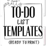 21+ Pretty To-Do List Templates | SaturdayGift