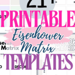 21+ Printable Eisenhower Matrix Templates | SaturdayGift