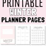 21 Printable Winter Planner Pages | SaturdayGift