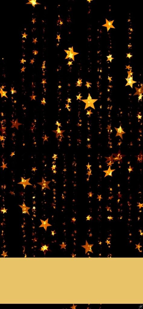 iPhone background: Gold Stars Wallpaper