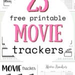 23 Free Printable Movie Trackers | SaturdayGift