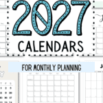 23 July 2027 Calendars - For Monthly Planning | SaturdayGift