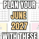 23 Plan Your June 2027 With These Calendars | SaturdayGift