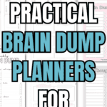 23 Practical Brain Dump Planners for Organizing | SaturdayGift