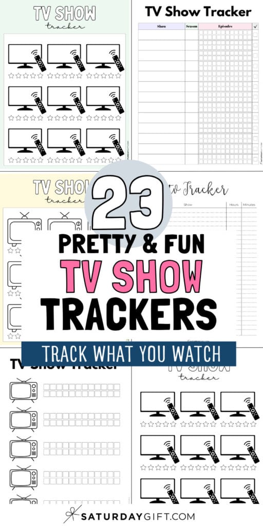 23 Pretty & Fun TV Show Trackers | SaturdayGift