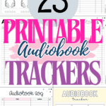 23 Printable Audiobook Trackers | SaturdayGift