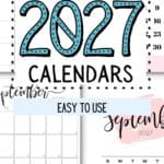 23 September 2027 Calendars - Easy to Use | SaturdayGift