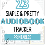 23 Simple & Pretty Audiobook Tracker Templates | SaturdayGift
