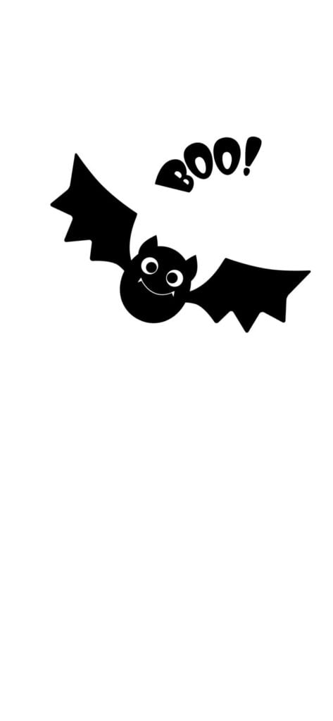 23. Cute bat says Boo! | SaturdayGift