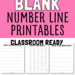 24 Blank Number Line Printables - Classroom Ready | SaturdayGift