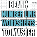 24 Blank Number Line Worksheets to Master Math | SaturdayGift