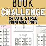 25 Book Challenge 24 Cute & Free Printable PDF | SaturdayGift