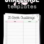 25 Book Challenge Template | SaturdayGift
