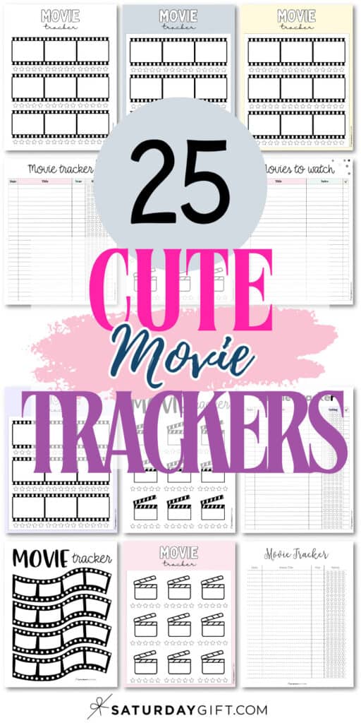 25 Cute Movie Trackers | SaturdayGift