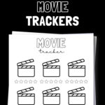 25 Free Printable Movie Trackers | SaturdayGift