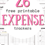26 Free Printable Expense Trackers | SaturdayGift