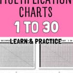 3 Multiplication Charts 1 to 30 - Learn & Practice | SaturdayGift