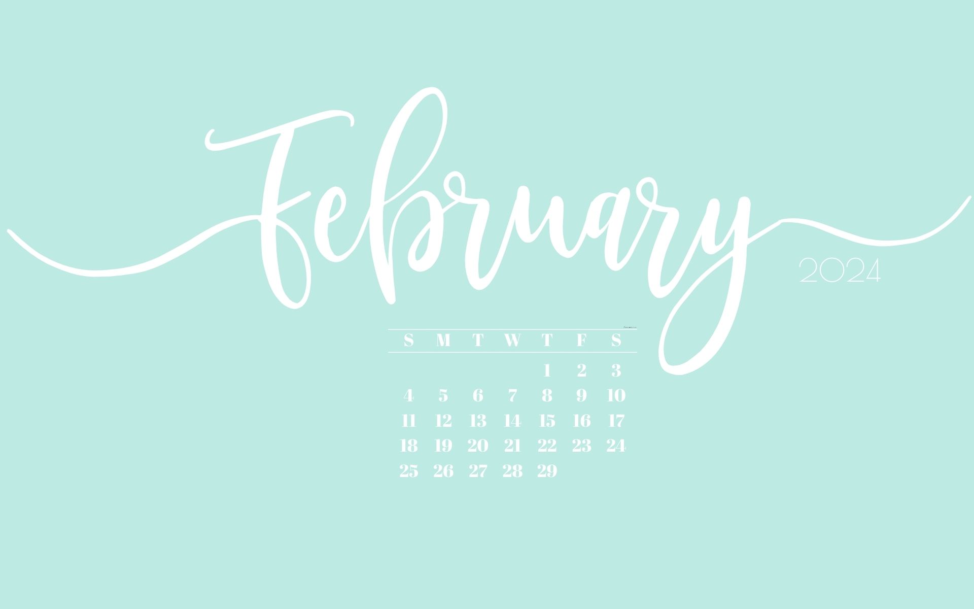 February Desktop Wallpaper 21 Cute & Free February 2024 Calendar