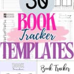 30 Book Tracker Templates | SaturdayGift