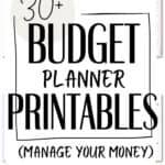 30+ Budget Planner Printables | SaturdayGift