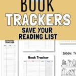 31 Book Trackers Save Your Reading List | SaturdayGift