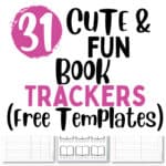 31 Cute & Fun Book Trackers | SaturdayGift