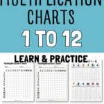 31 Multiplication Charts 1 to 12 - Learn & Practice | SaturdayGift
