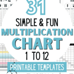 31 Simple and Fun Multiplication Chart 1 to 12 Printable Templates - Learn & Practice | SaturdayGift