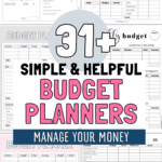 31+ Simple and Helpful Budget Planners | SaturdayGift