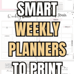 33 Smart Weekly Planners to Print and Use | SaturdayGift
