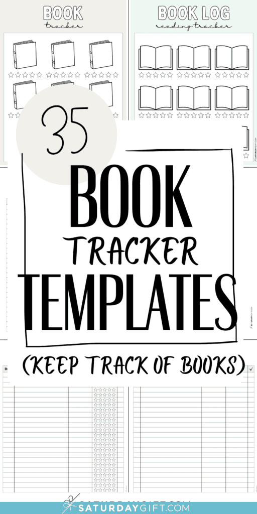 35 Book Tracker Templates | SaturdayGift