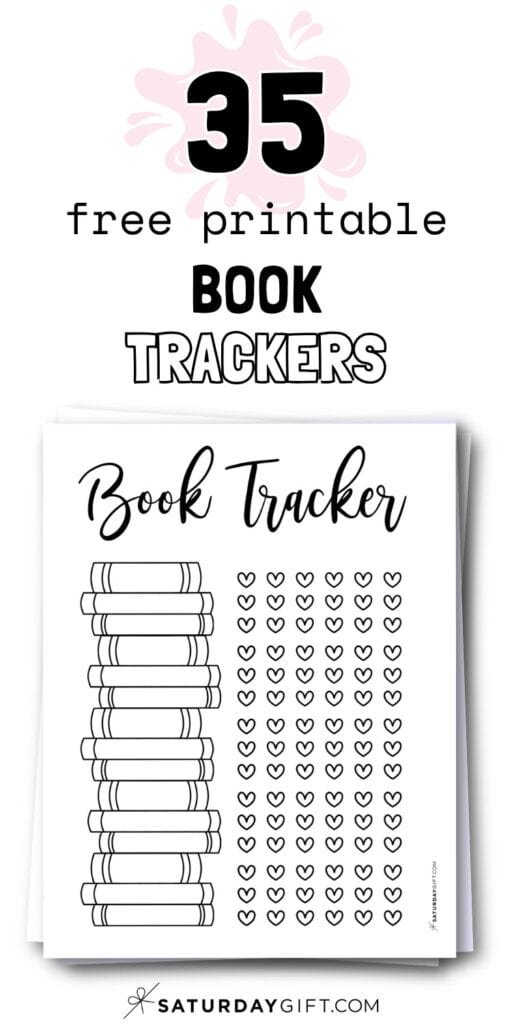 35 Free Printable Book Trackers | SaturdayGift