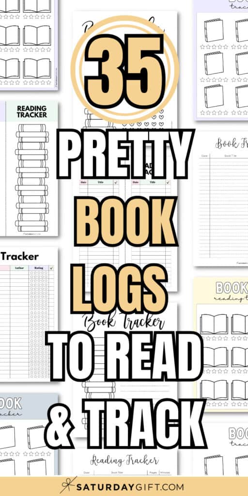 35 Pretty Book Logs to Read & Track | SaturdayGift